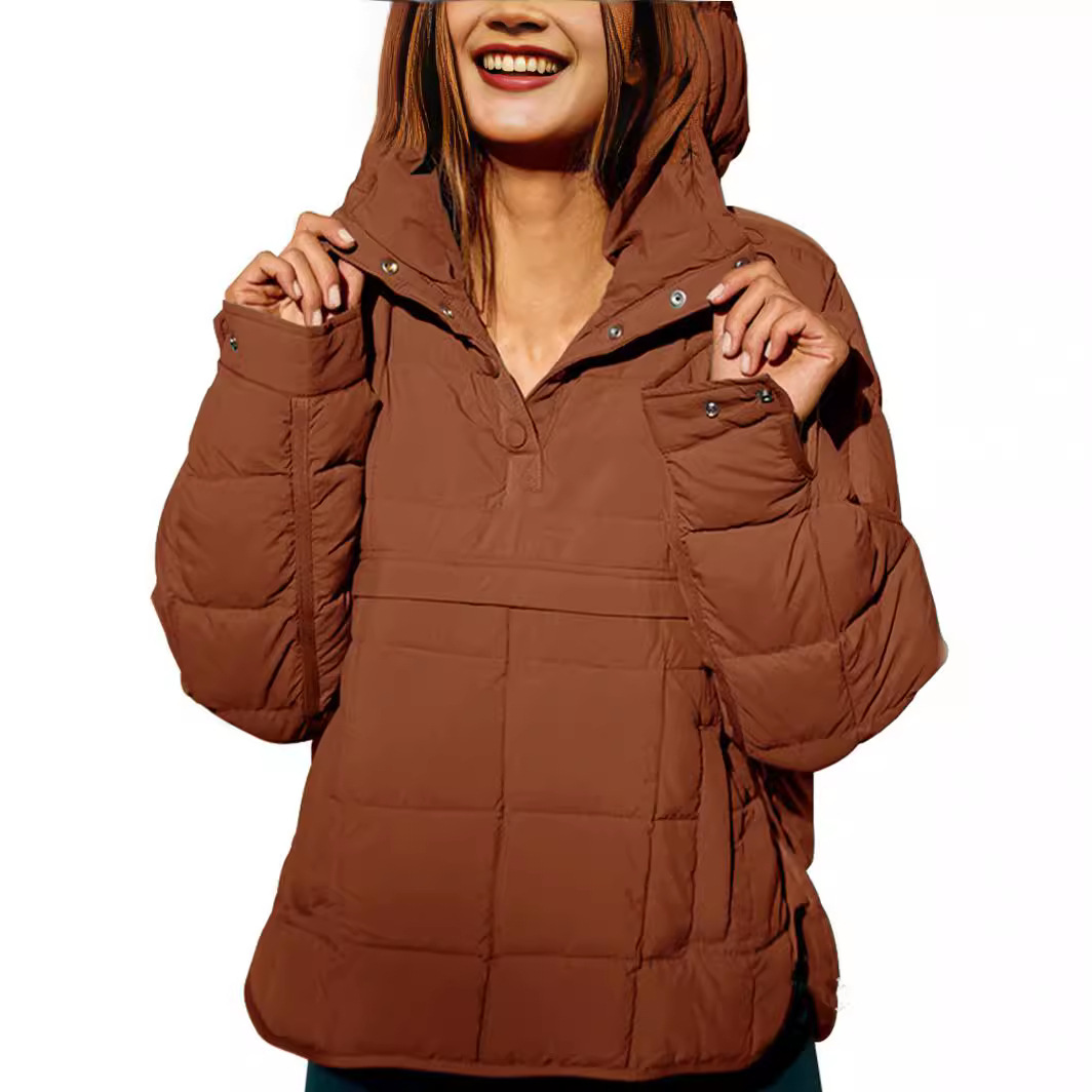 Womens Zipper Hooded Cardigan - Image 2