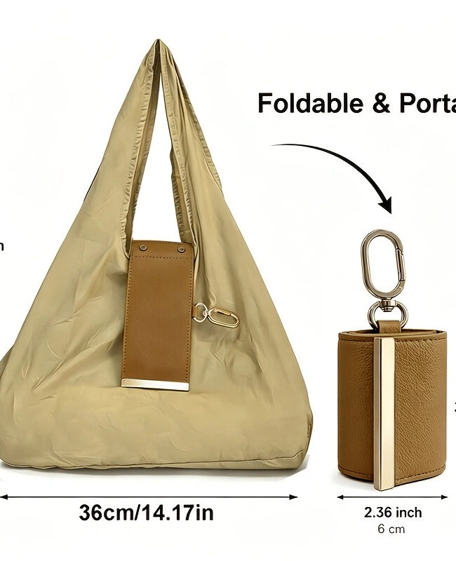 The Oceane Nylon Tote Bag with Keychain Organizer Detail – La Rose Couture Handbags & Clutches