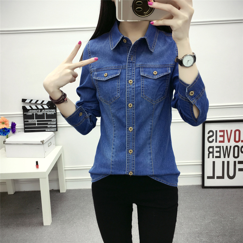 Womens Denim Shirt - Image 4