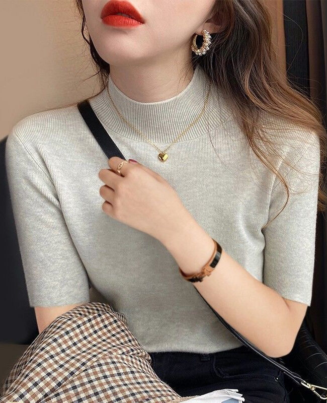 The Maelys Inner Layer of the Top Is a Thin Knitted Sweater. – La Rose Couture Tops & Blouses