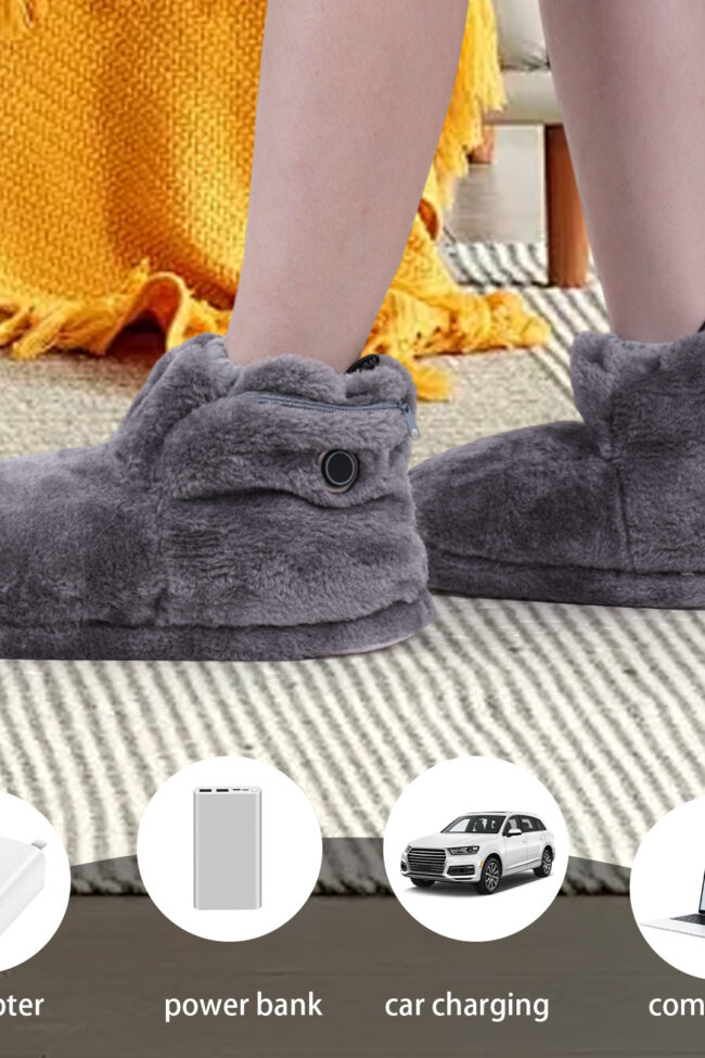 The Blanche Usb Portable Heating Boots – La Rose Couture Shoes & Footwear