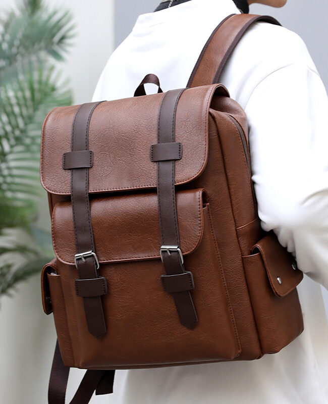 The Cecile Soft Pu Unisex Laptop Backpack – La Rose Couture Handbags & Clutches