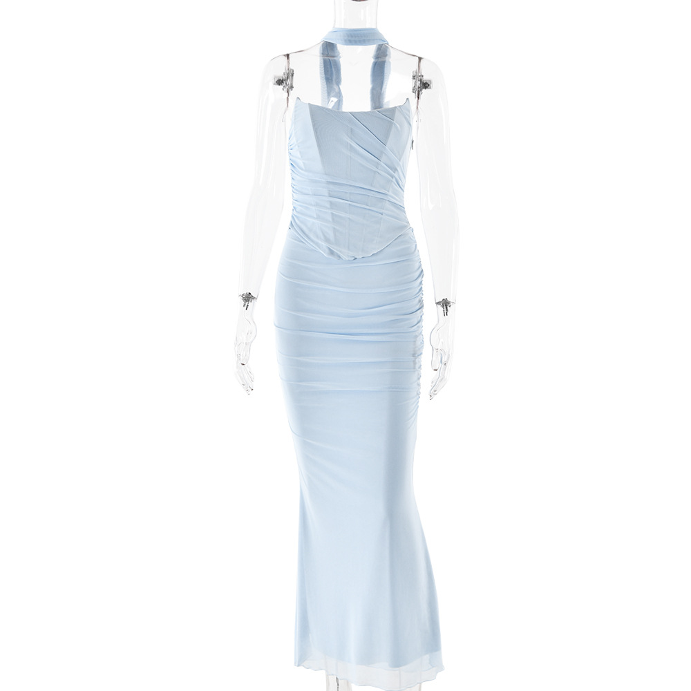 strapless long dress - Image 5