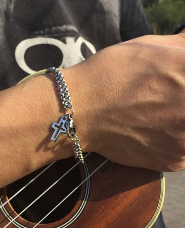 The Helene Stainless Steel Bracelet Double Layer Personalized Detail – La Rose Couture Jewellery & Accessories