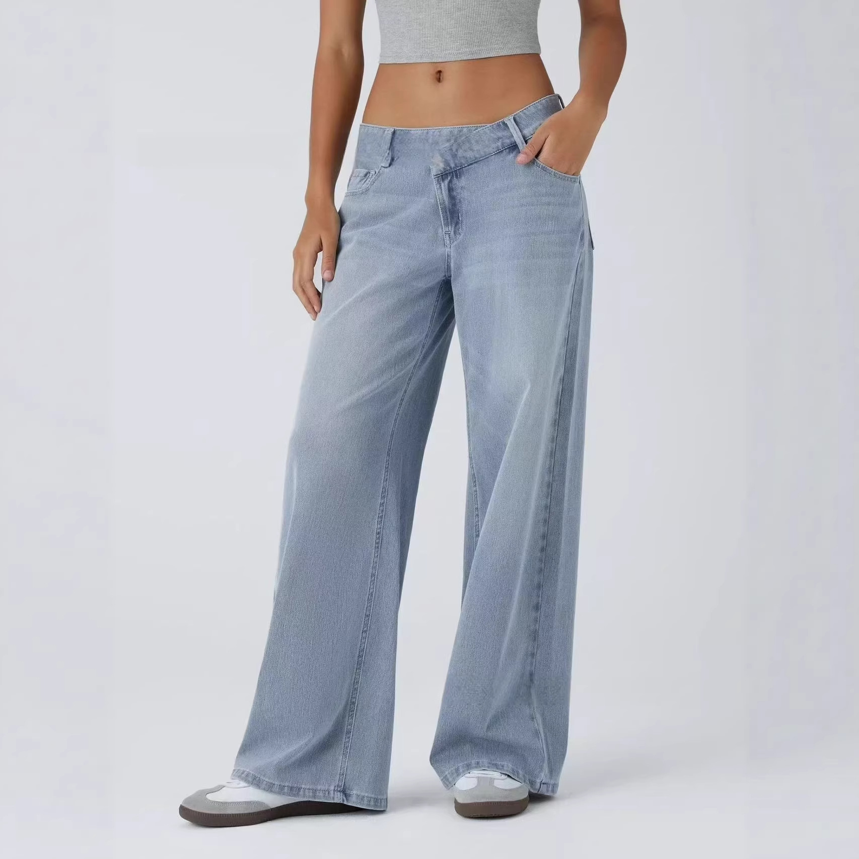 Womens Denim Trousers - Image 5