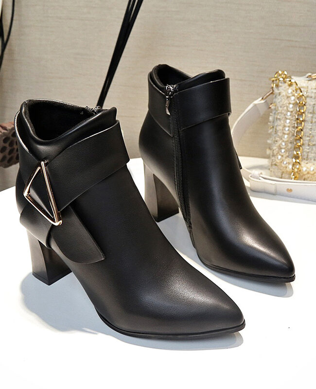 The Angele Boots Silhouette Detail – La Rose Couture Shoes & Footwear