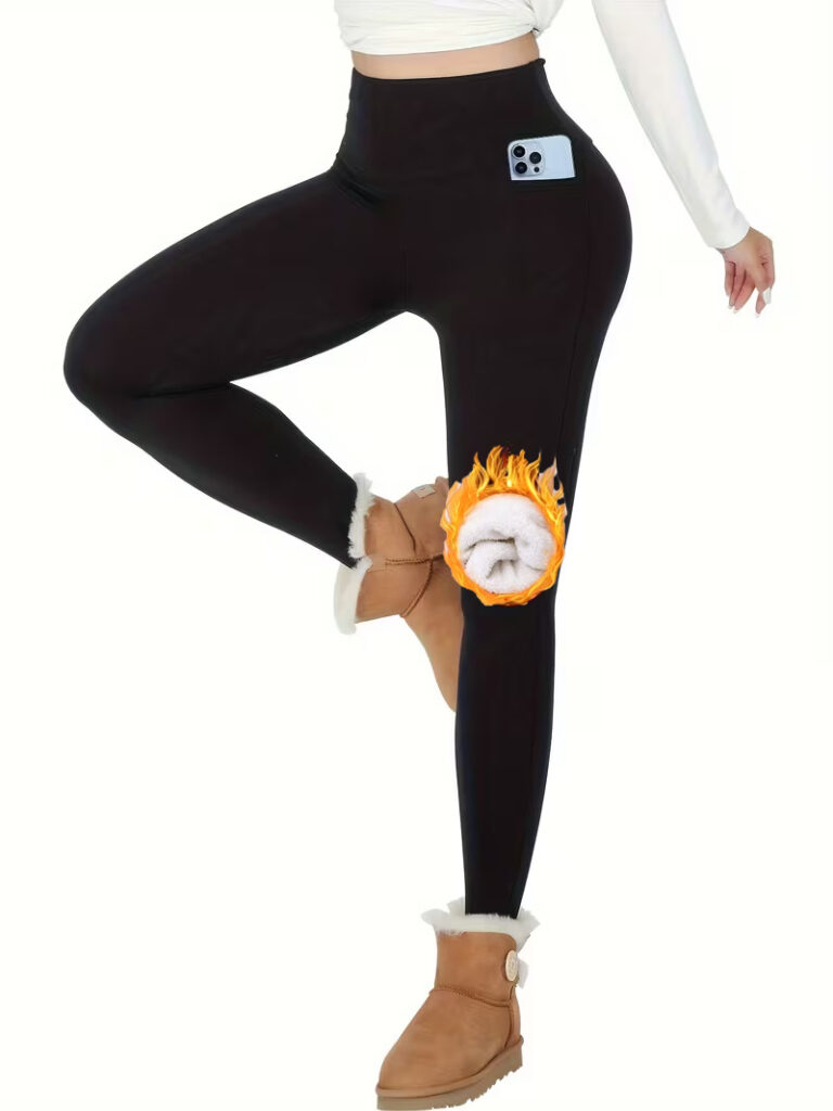 The Fleur Lambswool Fleece Lined High Waist Slim Fit Leggings – La Rose Couture Trousers & Skirts