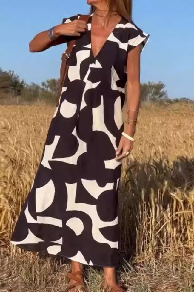 The Adele V Neck Long Dress – La Rose Couture Dresses & Gowns