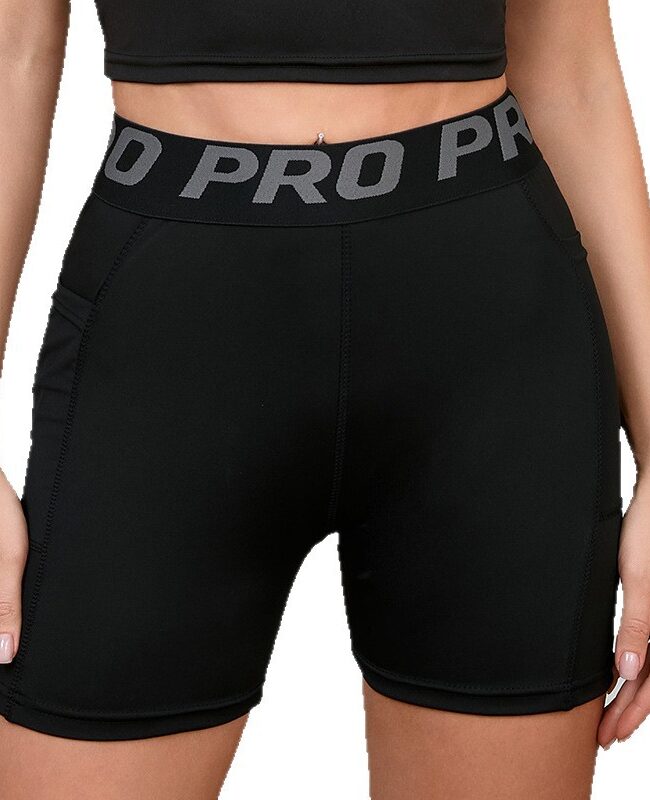 The Oceane Pro Fitness Yoga Shorts with Pockets Detail – La Rose Couture Trousers & Skirts