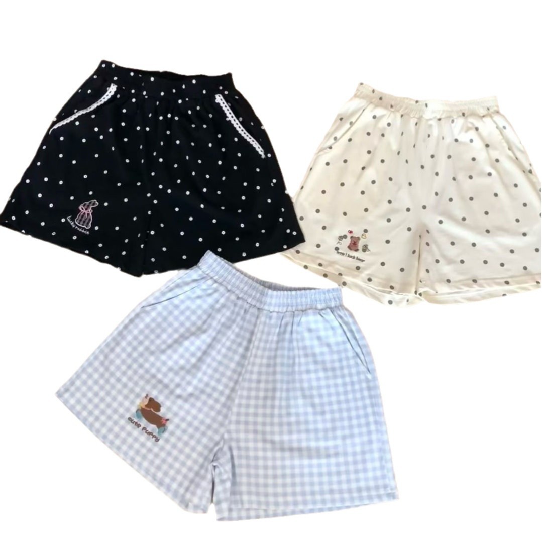 Cotton Home Pants Pajama Pants Women's Summer Shorts Loose Casual Home Outer Wearing Thin Double Pockets - Image 4