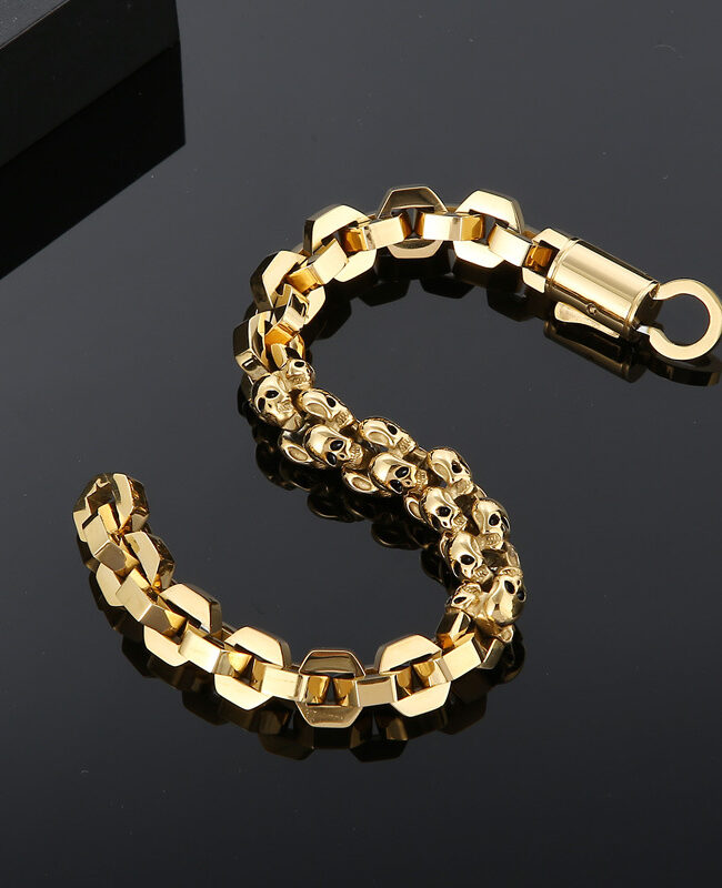 The Florine Electroplated Titanium Steel Bracelet Detail – La Rose Couture Jewellery & Accessories
