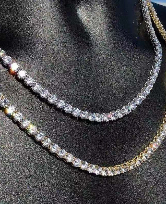 The Carine Rhinestone Single Row Necklace Detail – La Rose Couture Jewellery & Accessories