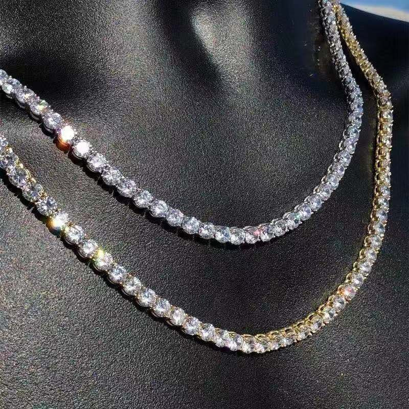 Rhinestone Single Row Necklace - Image 5