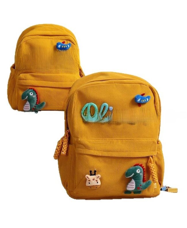 The Romane Handmade Custom Corduroy Backpack Detail – La Rose Couture Handbags & Clutches