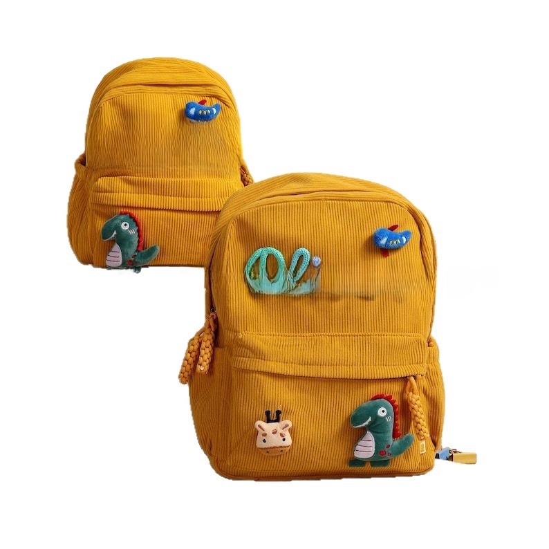Handmade Custom Corduroy Backpack - Image 2