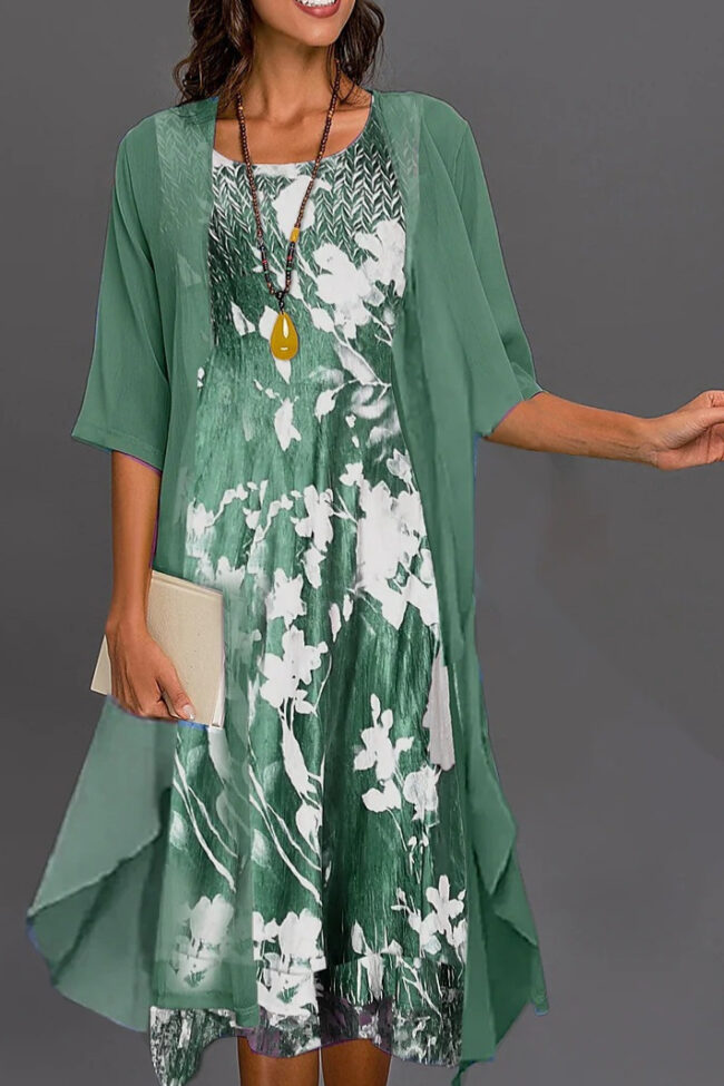 The Ariane Chiffon Two Piece Dress Set Detail – La Rose Couture Dresses & Gowns