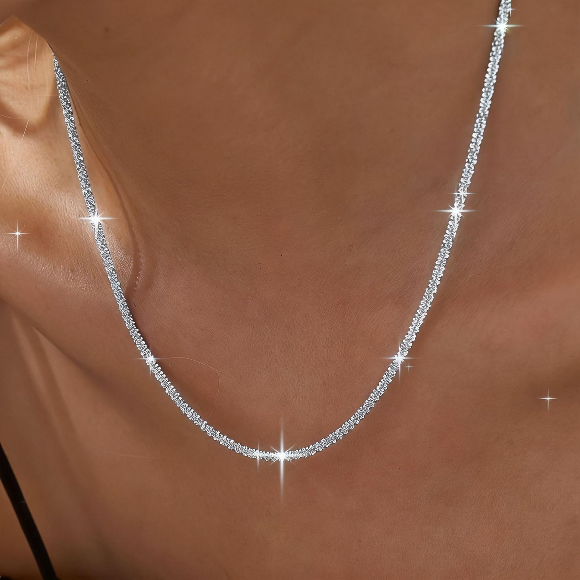 Elegant Star Shaped Stainless Steel Necklace - Image 3