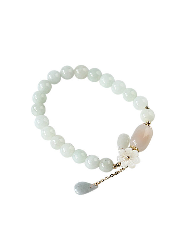 The Prudence Natural Jade Bracelet 14k Package Gold Detail – La Rose Couture Jewellery & Accessories