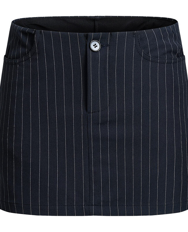 The Pauline High Waist Double Slip Pocket Slim Fit Short a Line Skirt Detail – La Rose Couture Trousers & Skirts