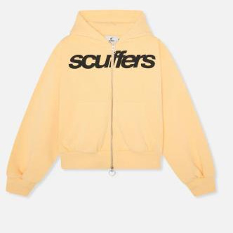 Letter Print Zipper Hooded Sweatshirt - Image 3