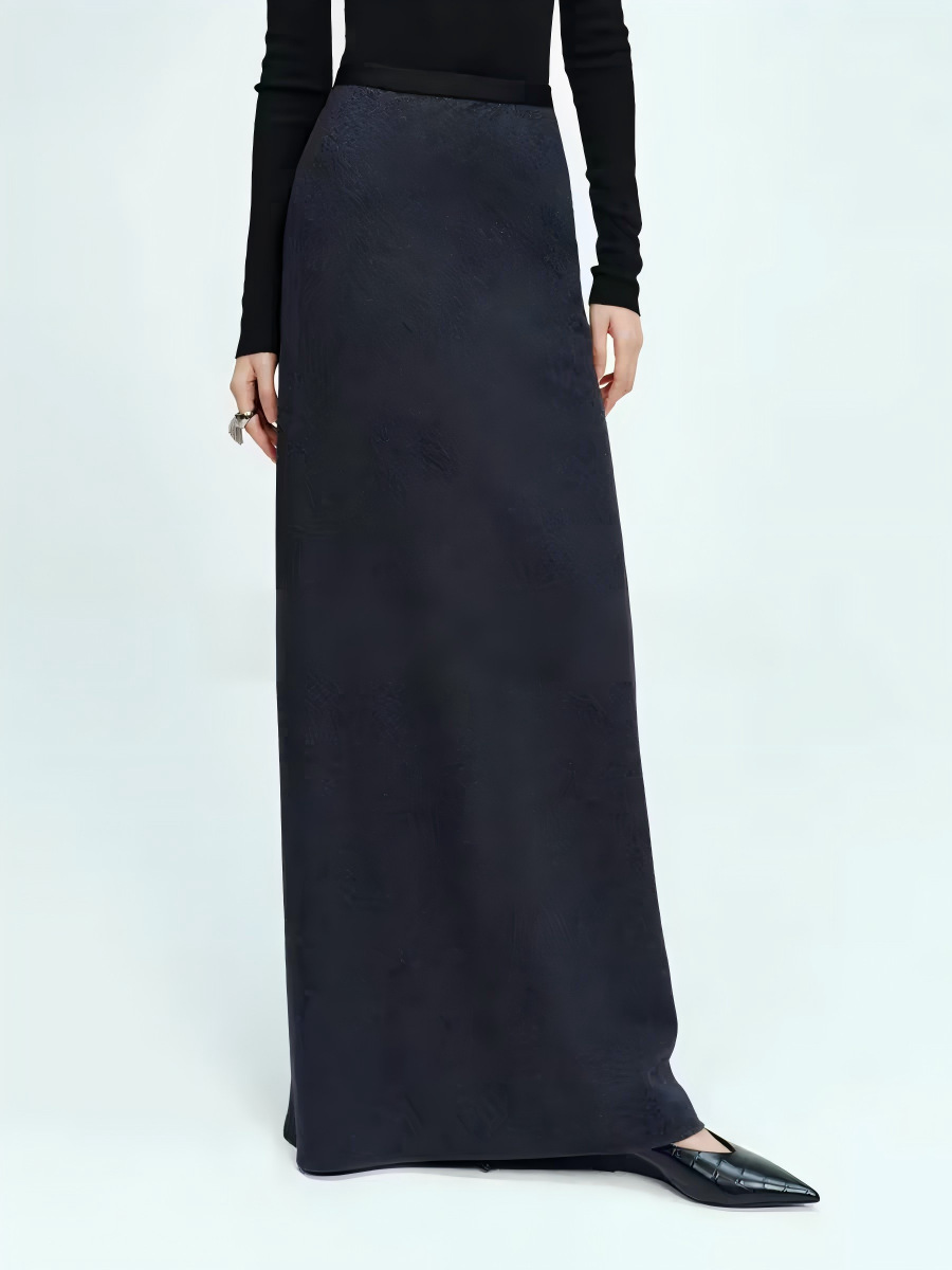 Mid-Waist Maxi Skirt