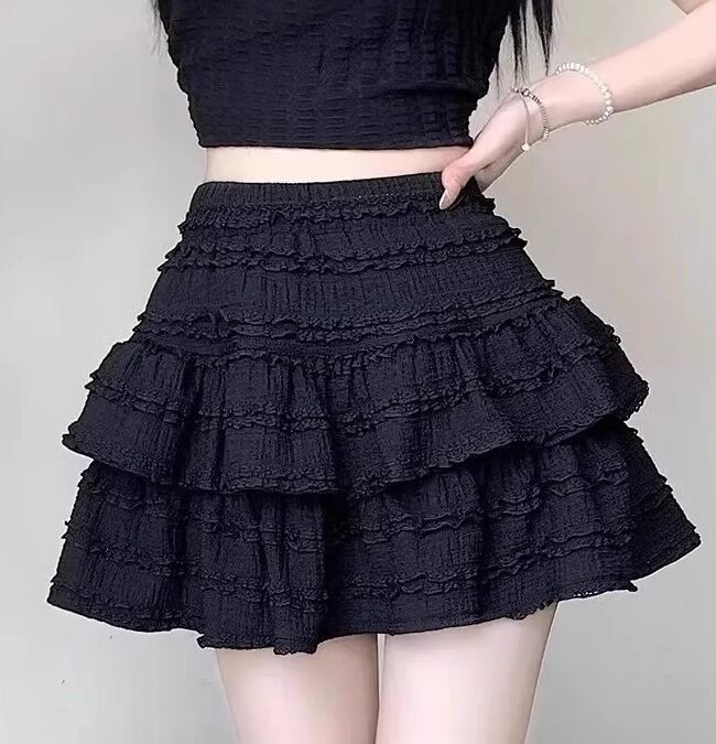 The Sixtine Ballet Style High Waisted a Line Short Skirt – La Rose Couture Trousers & Skirts