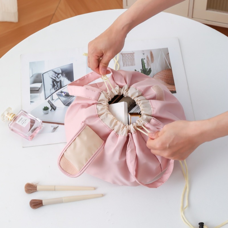 Drawstring Makeup Cosmetic Storage Bag - Image 2