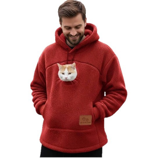 Thick fleece pullover sweater - Image 3