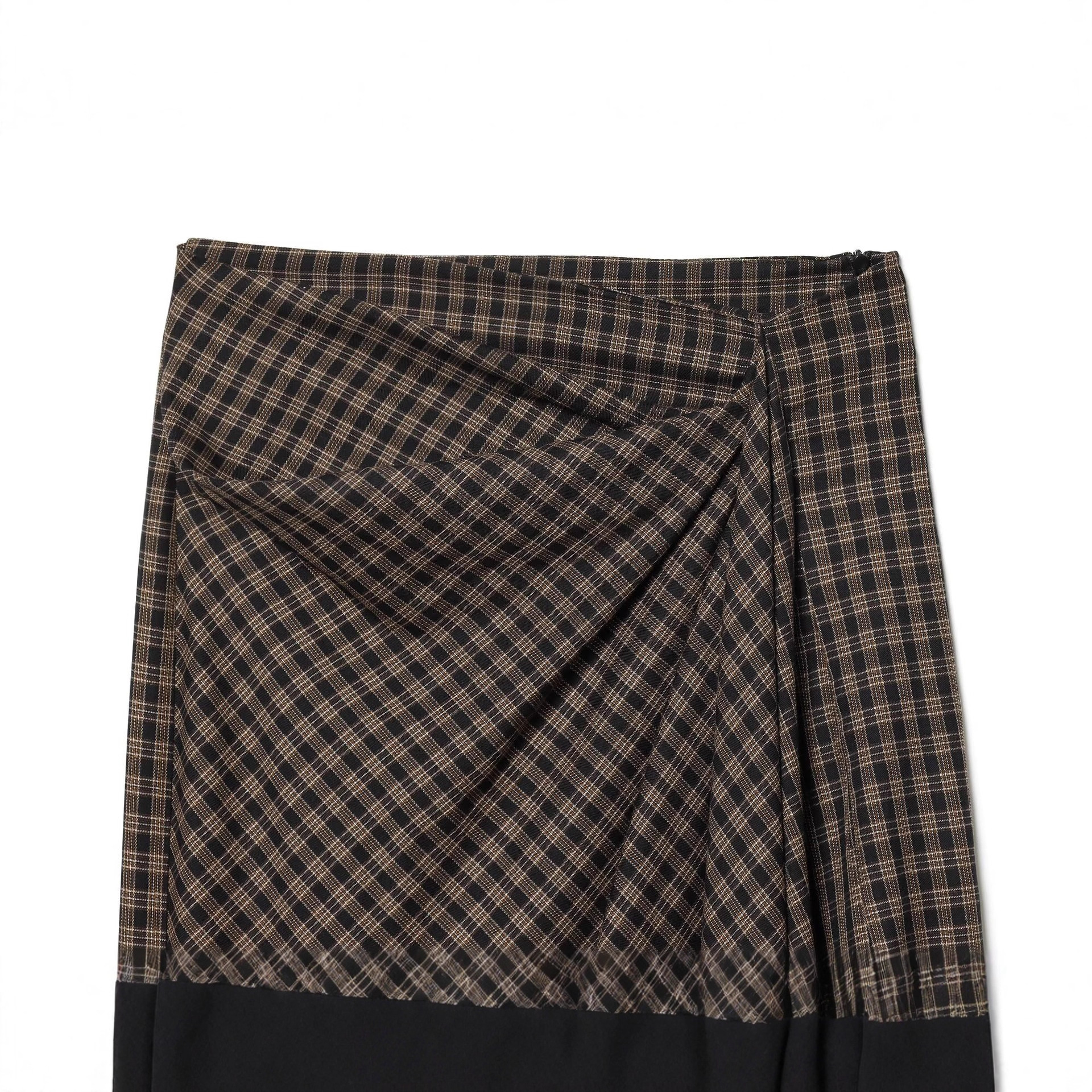 Pleated Plaid Skirt - Image 4