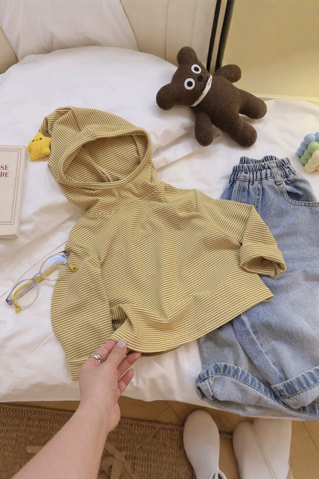 The Aurelia Hooded Sweatshirt Detail – La Rose Couture Tops & Blouses