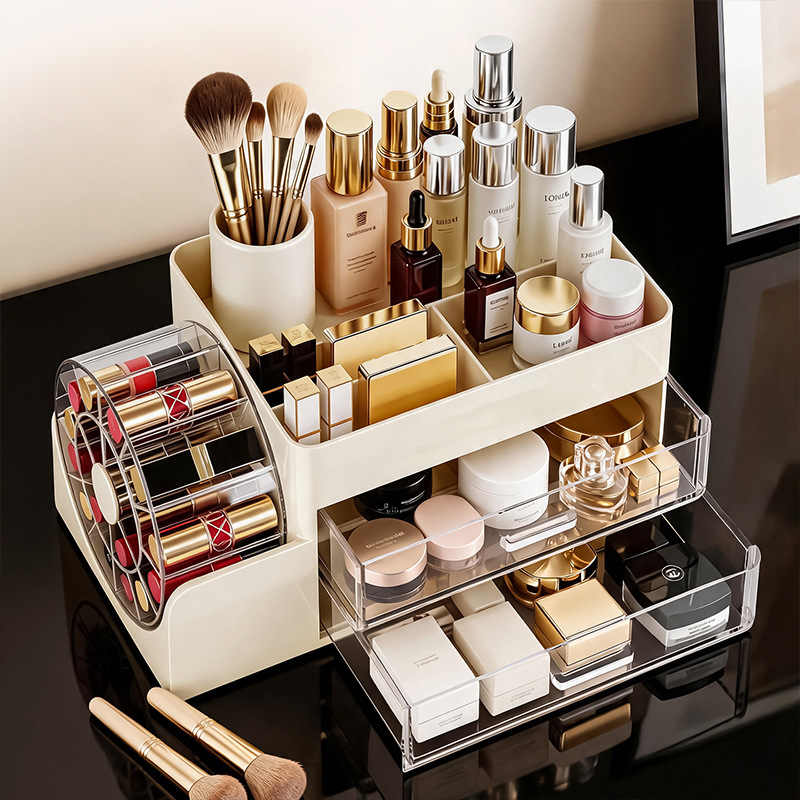 Multi-layer cosmetic storage box - Image 4