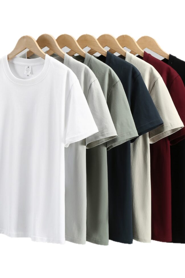 The Magali Round Neck and Spring and Summer Loose Casual Short Sleeve Detail – La Rose Couture Tops & Blouses