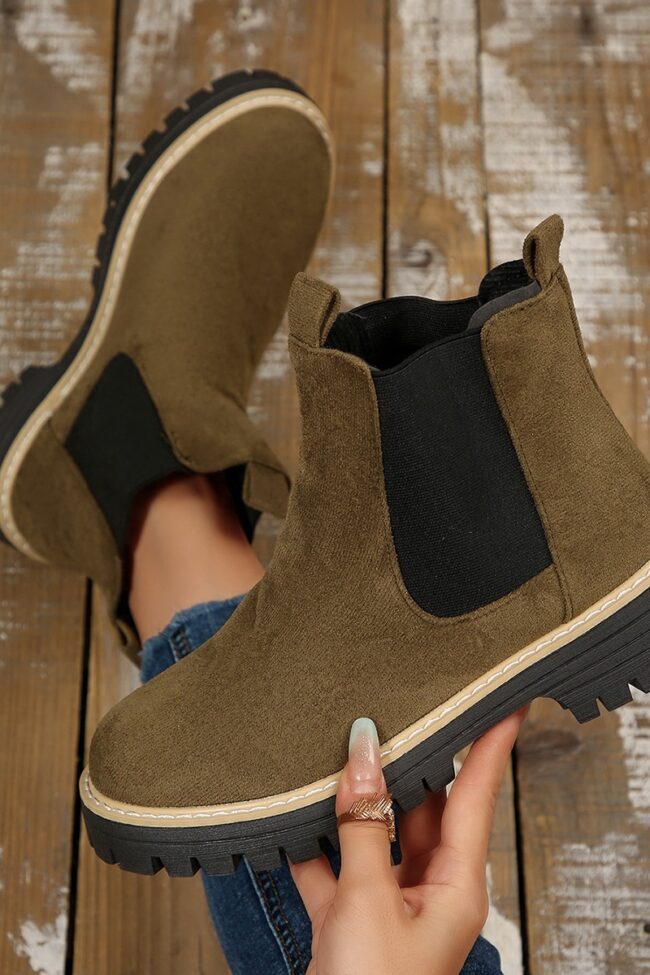 The Prudence Combat Boots Detail – La Rose Couture Shoes & Footwear