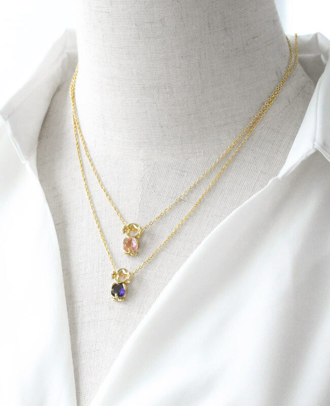The Clemence Girl's Pendant Necklace Made of Copper Detail – La Rose Couture Jewellery & Accessories