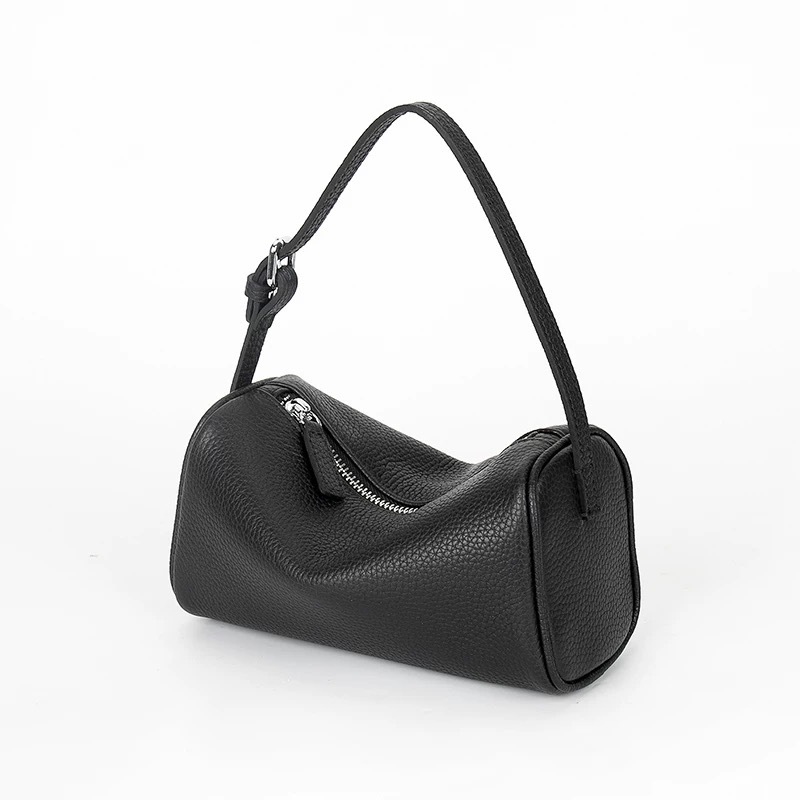 Genuine Leather Crossbody Bag with Adjustable Strap