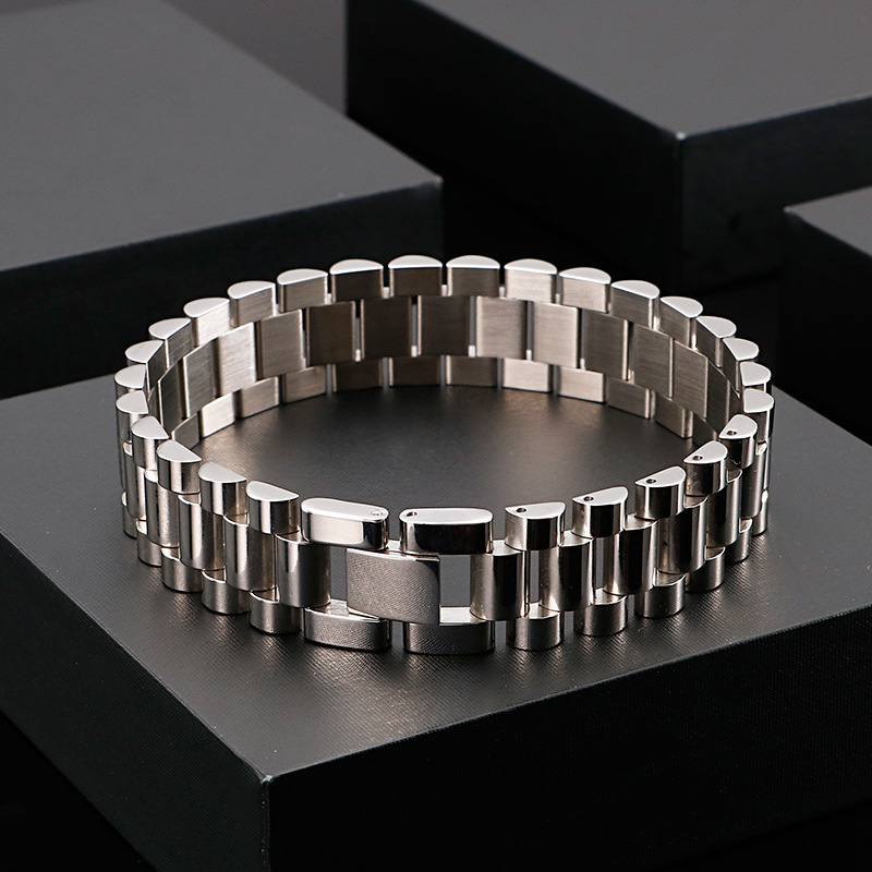 Punk Style Bracelet and Ring Set - Image 2