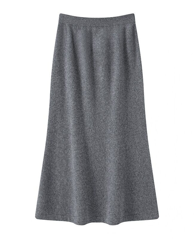 The Margot High Waist Cashmere Blend a Line Long Skirt – La Rose Couture Trousers & Skirts