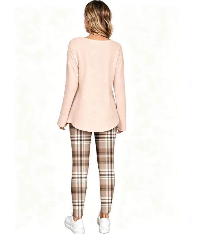 The Marine Loose Top Plaid Pants Detail – La Rose Couture Coats & Jackets