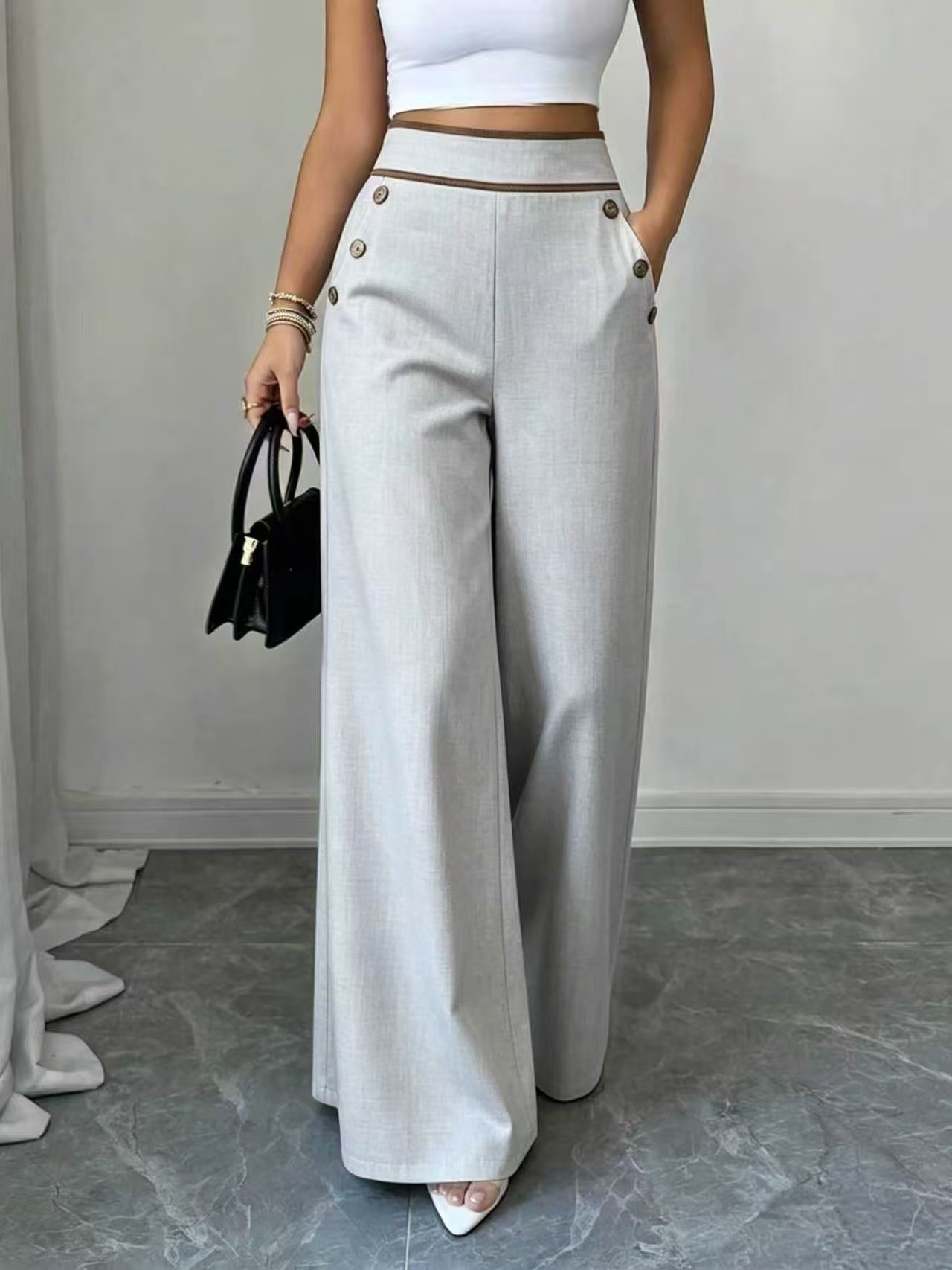 Wide-leg trousers - Image 3
