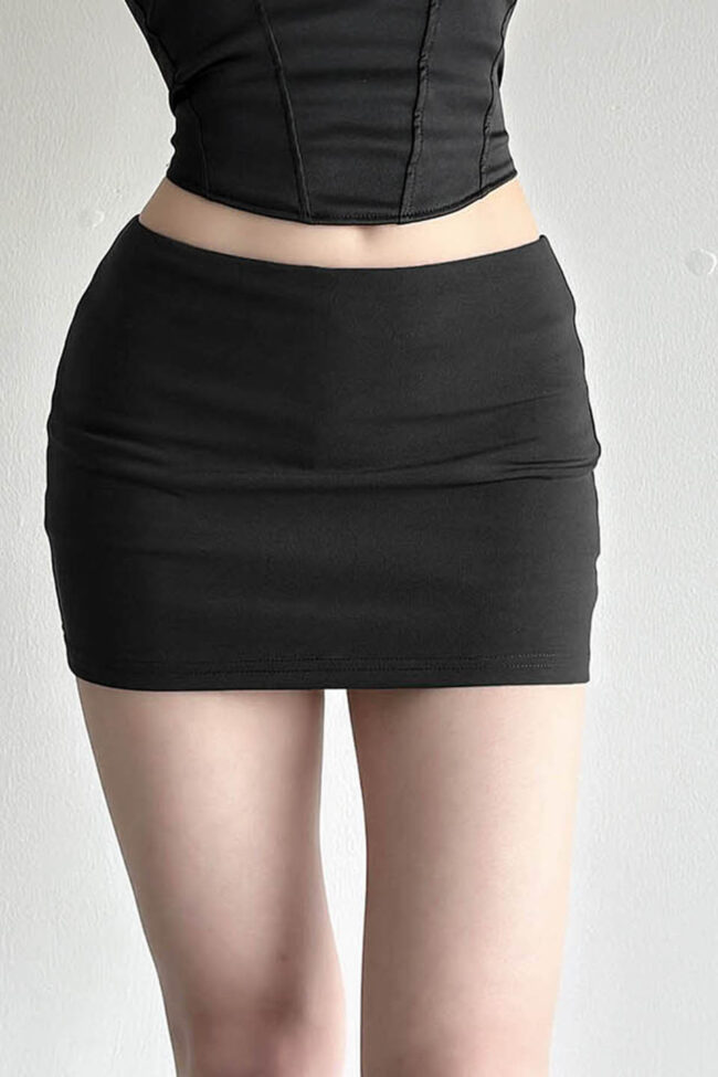 The Chloe Wrap Hip Skirt Temperament – La Rose Couture Trousers & Skirts
