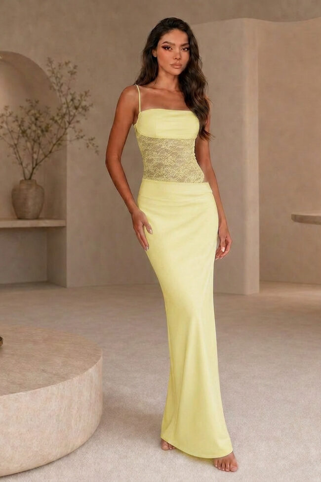 Off Shoulder Lace Slim Fit Slit Long Dress Detail – La Rose Couture Dresses & Gowns