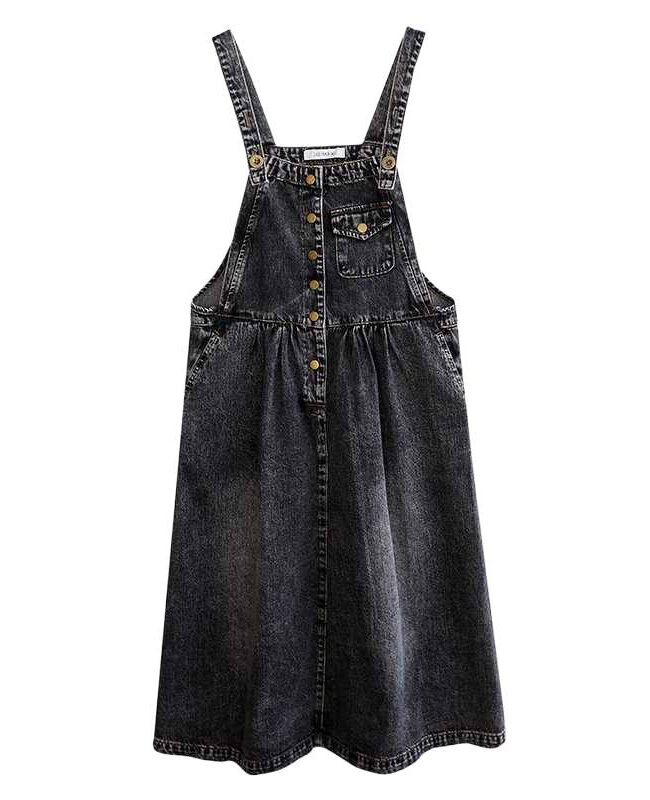 The Genevieve Slimming Denim Suspender Dress Detail – La Rose Couture Dresses & Gowns