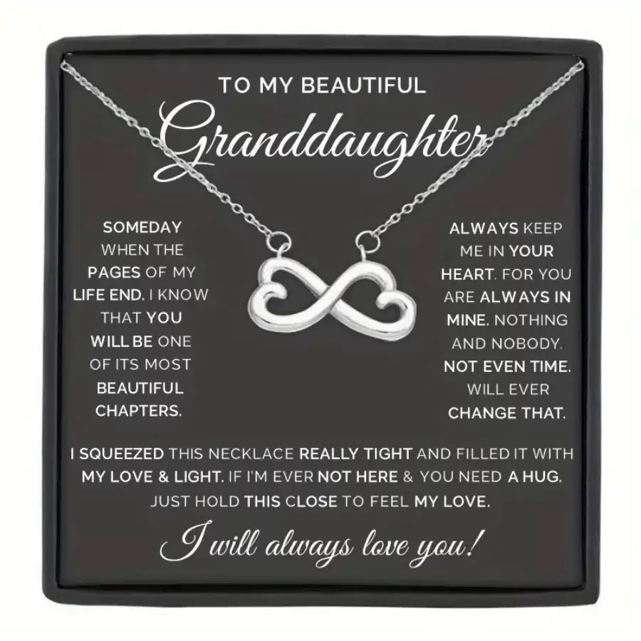 Heart Bowknot Pendant Cross Chain Necklace - Image 4