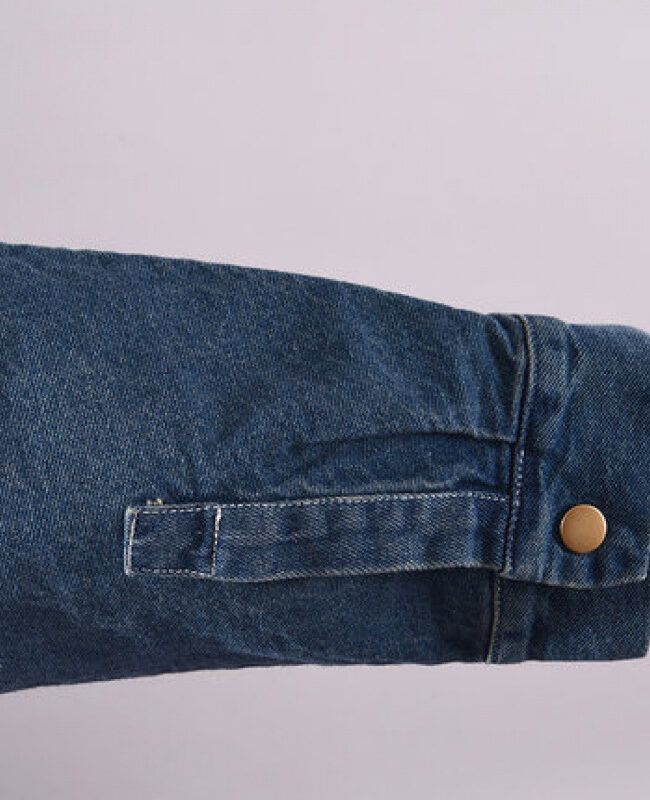 The Ophelie Denim Shirtdress Detail – La Rose Couture Dresses & Gowns
