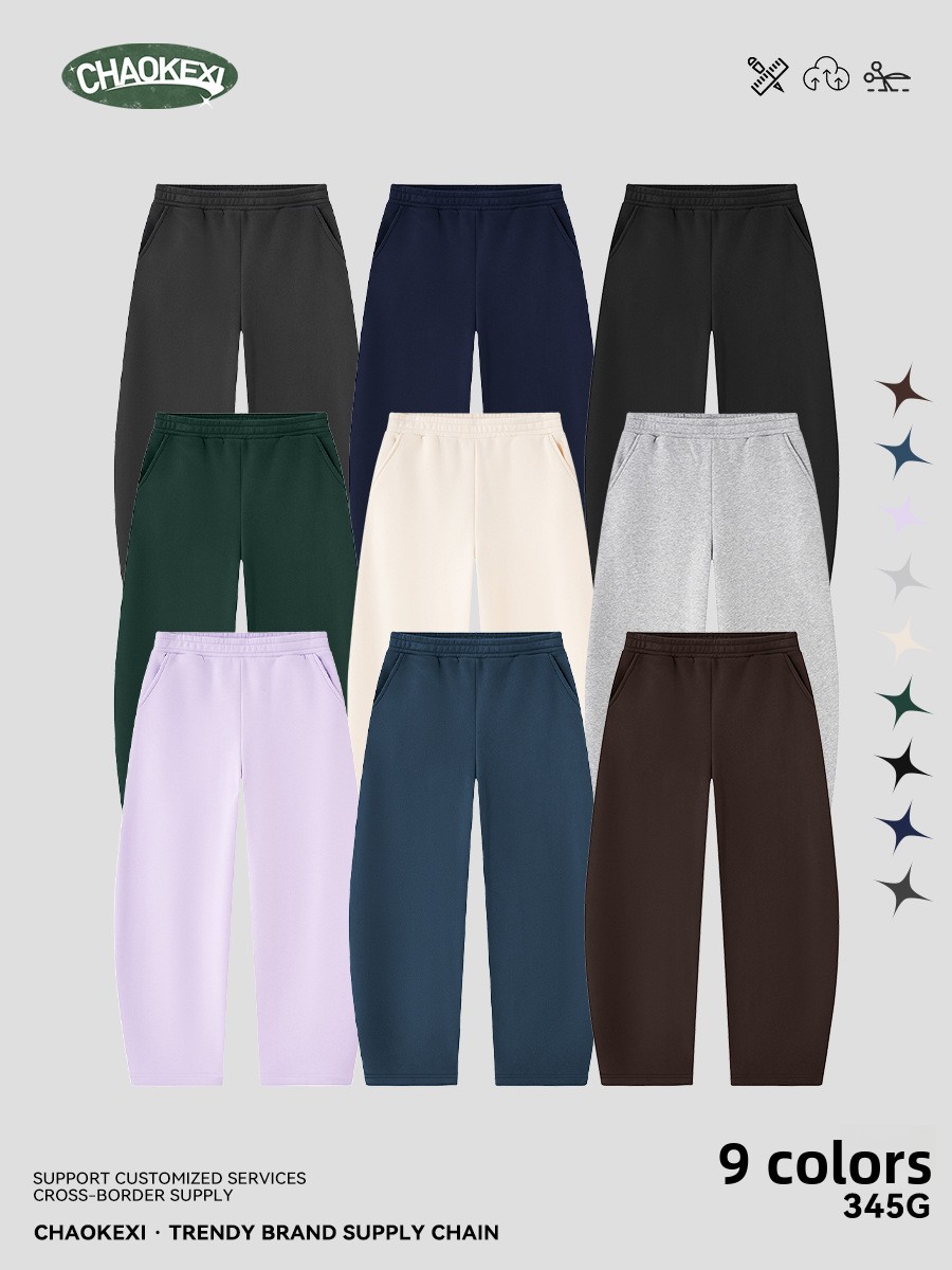 Fleece-Lined Scimitar-Style Wide Leg Pants - Image 3