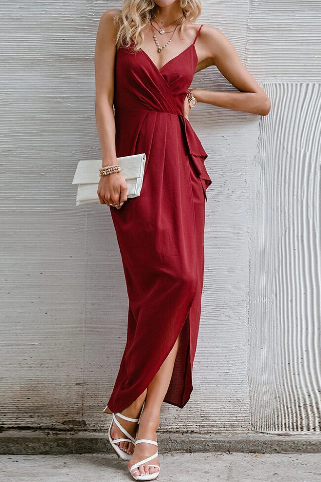 The Manon Sling Strap Dress – La Rose Couture Dresses & Gowns