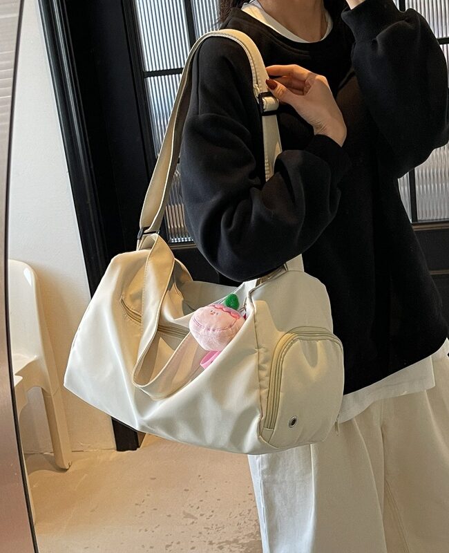 The Hermione Adjustable Crossbody Fitness Bag with Dry Wet Compartment – La Rose Couture Handbags & Clutches