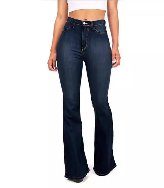 The Capucine Bootcut Jeans Detail – La Rose Couture Trousers & Skirts