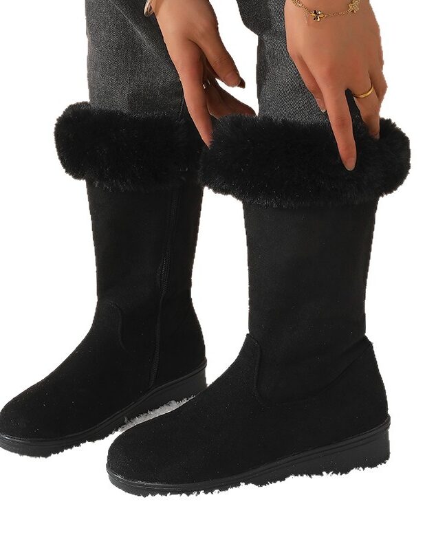 The Pauline High Top Winter Boots Detail – La Rose Couture Shoes & Footwear
