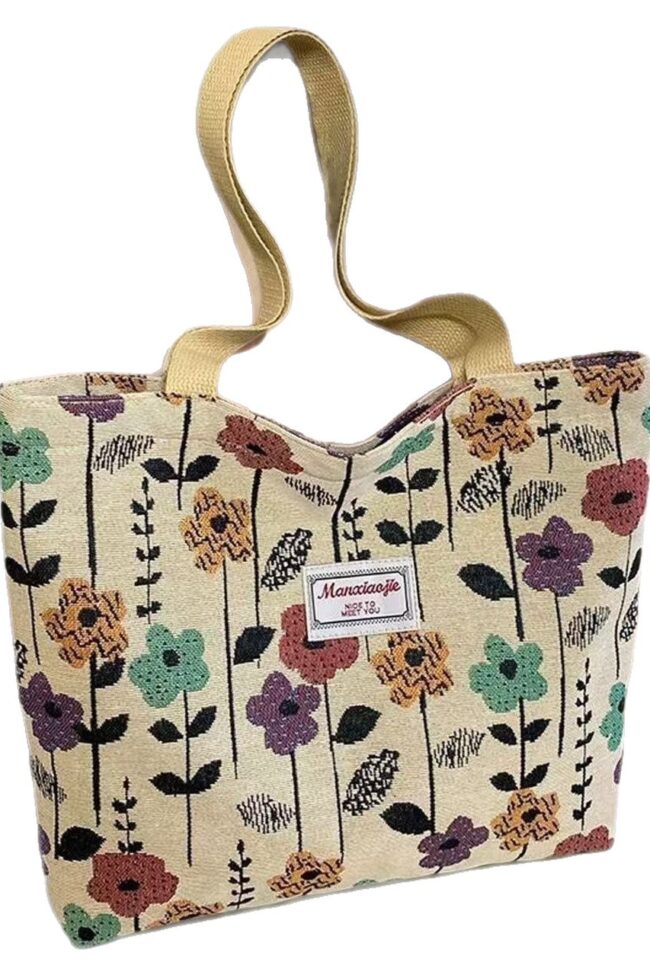 The Sixtine Canvas Tote Bag Foldable Shoulder Detail – La Rose Couture Handbags & Clutches
